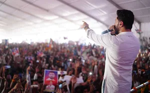 Bhojpur: Chirag Paswan at ‘Nav-Sankalp Mahasabha’