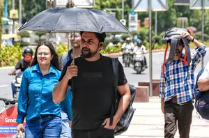 Temperature rises in New Delhi
