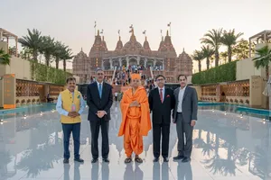 अबू धाबी में विक्रम मिस्री हुए बीएपीएस हिंदू मंदिर की भव्यता और संदेश से भावविभोर