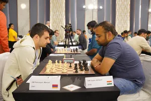 Delhi GM Open: Nikitenko Downs Paichadze, catches Abhijeet Gupta at summit in Round 8 thriller