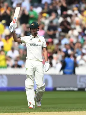 Steve Smith sent for an X-ray at a nearby hospital after suffering finger dislocation on the third day of the World Test Championship final in Lord's in London on Friday. Photo credit: cricket.com.au