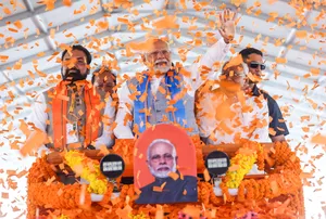 PM Modi Addresses Public Meeting in Siwan