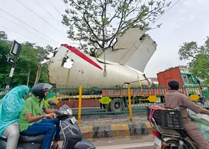 Wreckage of Crashed Air India Plane Moved in Ahmedabad