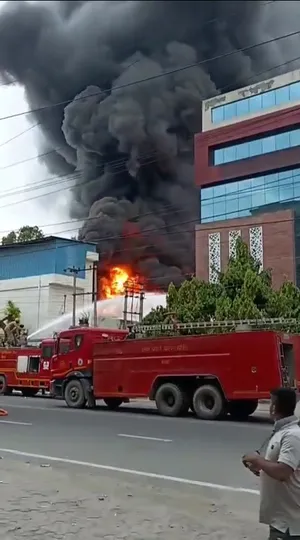 नोएडा की केमिकल कंपनी में लगी भीषण आग, दमकल की 12 गाड़ियां मौके पर मौजूद