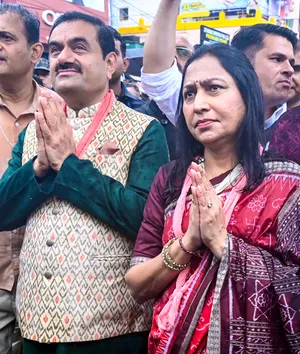 Gautam Adani Attends Jagannath Rath Yatra with Family