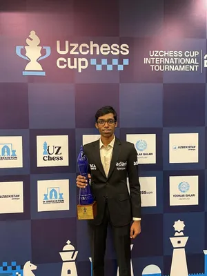'Deservedly No. 4': Vishy Anand lauds Praggnanandhaa's heroic win in UZChess Cup Masters 2025 in Tashkent, Uzbekistan, on Friday. Photo credit: Praggnanandhaa/X