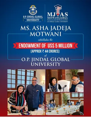 JGU establishes Motwani Jadeja Institute for American Studies with historic 5 million dollar endowment