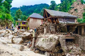 Cloudburst Damage in Mandi