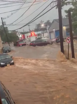 Torrential rain triggers flash flooding in New York, New Jersey