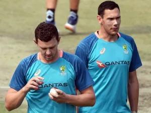 Australia, Practice Session, Test Match, Test, Josh Hazlewood, Scott Boland