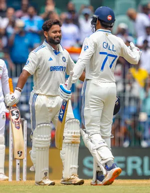 Chennai : Third day of the first Cricket Test Match Between India And Bangladesh