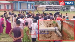 APDCL Pole Uprooting Attempt Triggers Fresh Unrest at Assam-Meghalaya Border