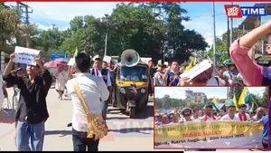 Mass Rally in Diphu Against ‘Corporate Land Grab’, Targets KAAC Chief
