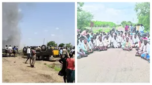TG Crime : జోగులాంబ గద్వాల జిల్లాలో ఉద్రిక్తత.. కార్లకు నిప్పుపెట్టి..