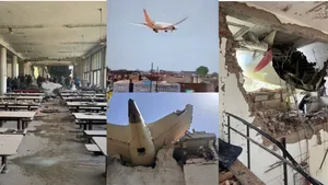 Plane Crash: మెడికల్ స్టూడెంట్స్  హాస్టల్ పై కూలిన విమానం.. కన్నీళ్లు తెప్పిస్తున్న దృశ్యాలు!