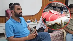 Ahmedabad Plane Crash: విమాన ప్రమాదం.. భార్య మాట విని బతికిపోయిన భర్త
