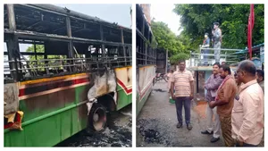 Crime News: ఆర్టీసీ బస్సుకు నిప్పుపెట్టిన గంజాయ్‌ బ్యాచ్‌