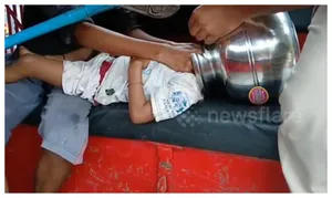 Odisha: ఆడుకుంటుండగా బిందెలో ఇరుక్కున్న చిన్నారి తల....ఆ తర్వాత ఏం జరిగిందంటే..