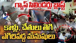 Gas Cylinder Blast: లైవ్ వీడియో.. తెలంగాణలో గ్యాస్ సిలిండర్ బ్లాస్ట్.. ఇద్దరు డెడ్