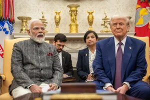 trump modi post image
