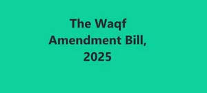 Waqf Amendment Bill post image