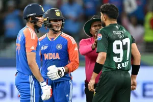 Abhishek Sharma Shubman Gill and Haris Rauf (Photo Source AFP  Getty Images)