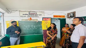 Divisional Commissioner surprise inspection Smart City Schools