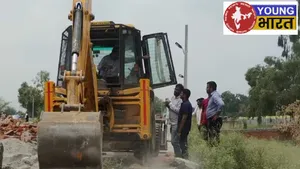 NOIDA Bulldozer action