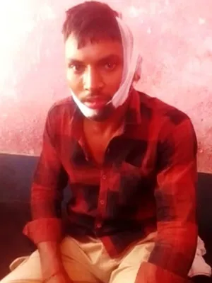 घायल किसान हरेंद्र प्रताप सिंह