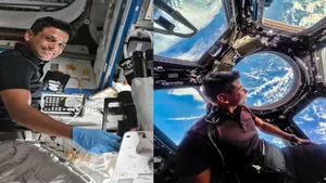 Astronaut Shubhanshu Shukla first HD photo from ISS