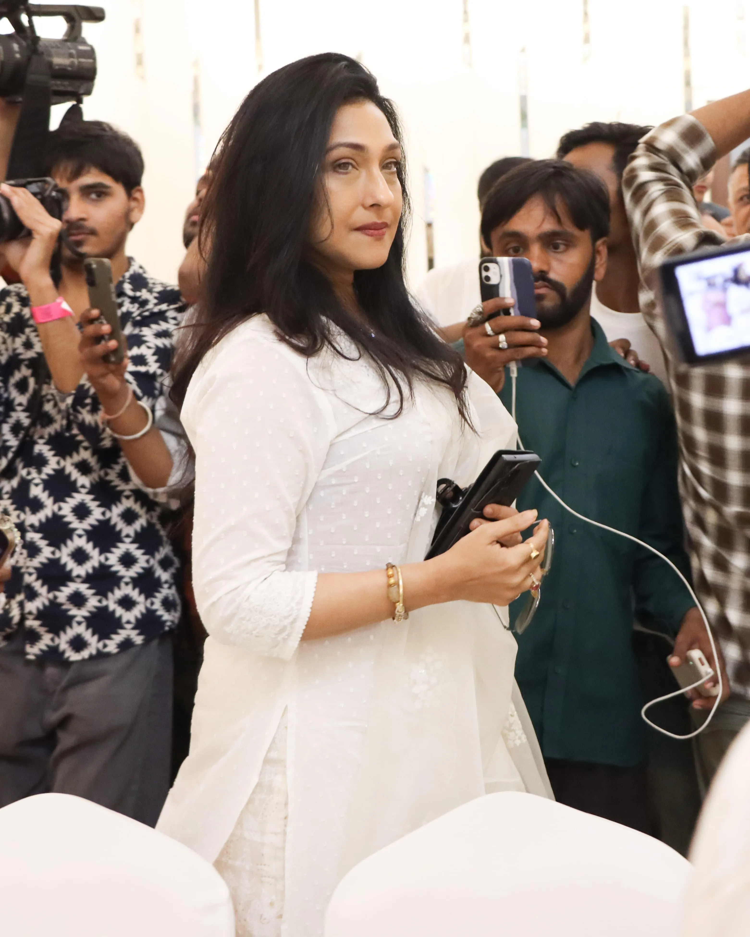 Many stars from the film fraternity were seen at the prayer meet of late director composer Rono Mukherjee