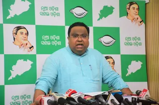 BJD leader Sasmit Patra collects six sets of nomination forms as Rajya Sabha poll process begins in Odisha