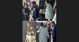 Amid divorce rumours, Aishwarya-Abhishek walk hand in hand, Amitabh accompanies