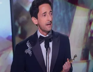 97th Oscars: Adrien Brody wins Best Actor, tells Academy to cut the music to finish speech