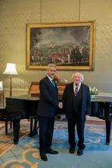 EAM Jaishankar calls on Ireland President Michael Higgins, discusses role of culture in strengthening nationhood