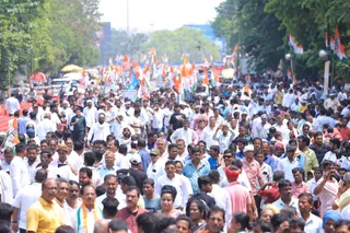Bhubaneswar: Over 50 injured in scuffle during Congress protest