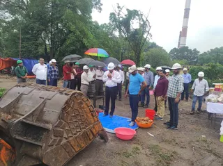 Ground Breaking Ceremony for Treatment System -2 held at SAIL, Rourkela Steel Plant