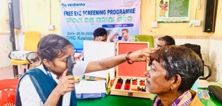 Vedanta Aluminium Conducts Free Eye Screening Camp in Rayagada