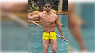 Tiger Shroff enjoys a relaxing day off by the pool