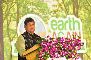 Earth Again Conference: Sambad Group Chairman Soumya Ranjan Patnaik calls for balance between development and environment