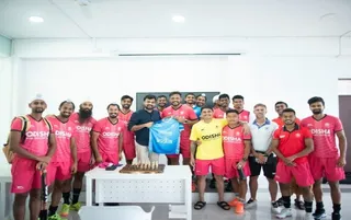 Indian men’s hockey team engage in a first-of-its-kind chess masterclass with Prachura P Padakannaya