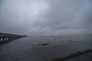 China issues blue alert as Typhoon Fengshen approaches