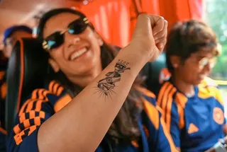 Smriti Mandhana joins Harmanpreet Kaur, gets World Cup trophy tattooed on forearm