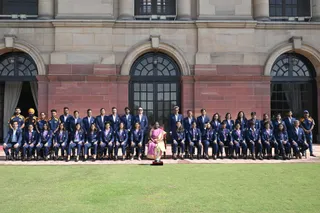 President Droupadi Murmu hosts Women’s ODI World Cup-winning Indian team at Rashtrapati Bhavan