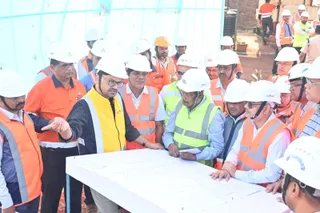 OMC MD visits, reviews iron ore mines in Barbil region