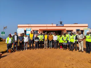 Field Visit by OMC MD to strengthen Bauxite and Limestone Output