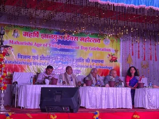 A day of enlightenment: Four felicitated at Maharishi Day