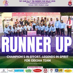 Odisha Deaf Cricket Association hosts first one-day tri-series for deaf teams in Angul