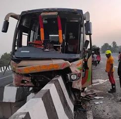 Pilgrim bus plunges off bridge in Odisha's Balasore; Driver Killed, over 10 injured
