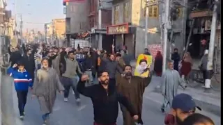 Protests in Srinagar over Khamenei's death in US-Israeli airstrikes